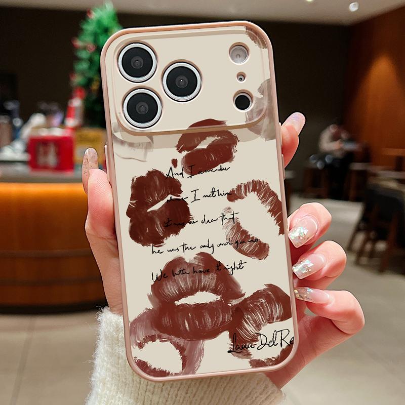 Fashion Kiss Lips Case For iPhone 17 Pro Max Funda iPhone 16 15 14 13 Pro Max Magnetic For Magsafe Hybrid TPU+PC Matte Cover iPhone 16 Pro Max
