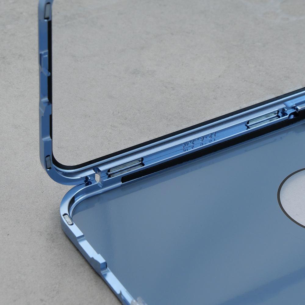 iPhone 12 Pro Case, Dual Glass, Magsafe, Blue