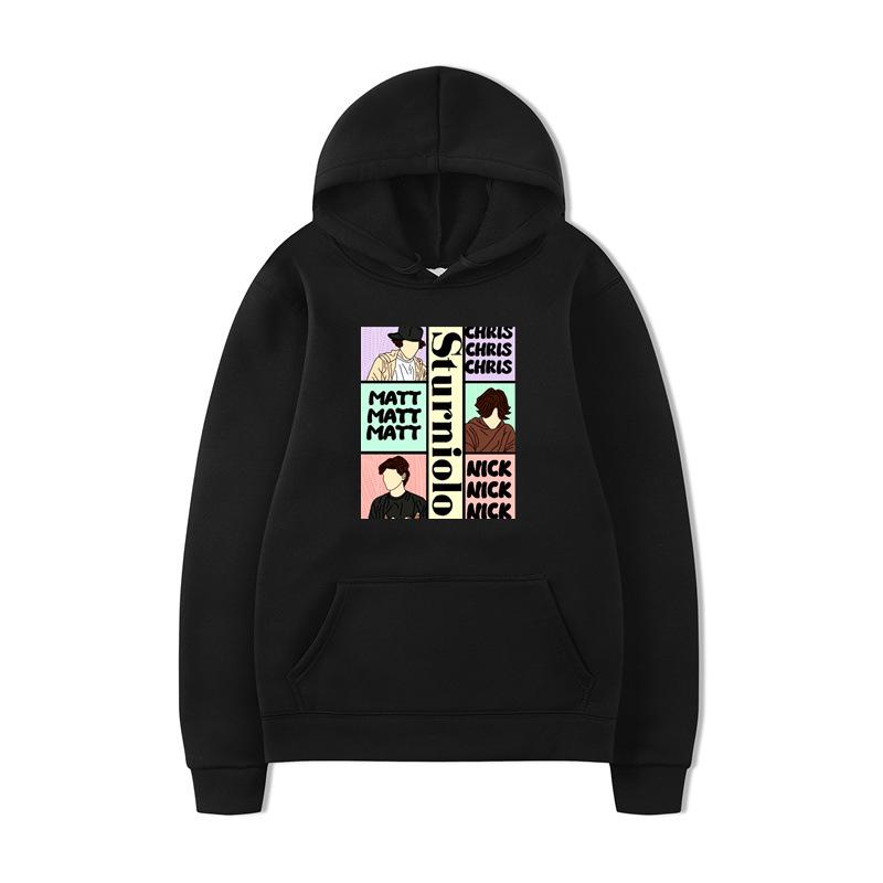 

Sturniolo Triplets Hoodies Men Women Creative Design Printed Hoodie Brand Y2K Clothes Vintage Unisex Long Sleeve Pullovers S