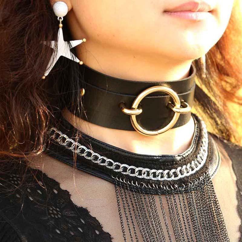 Golden Ring Collar  Accessories Necklaces & Pendants