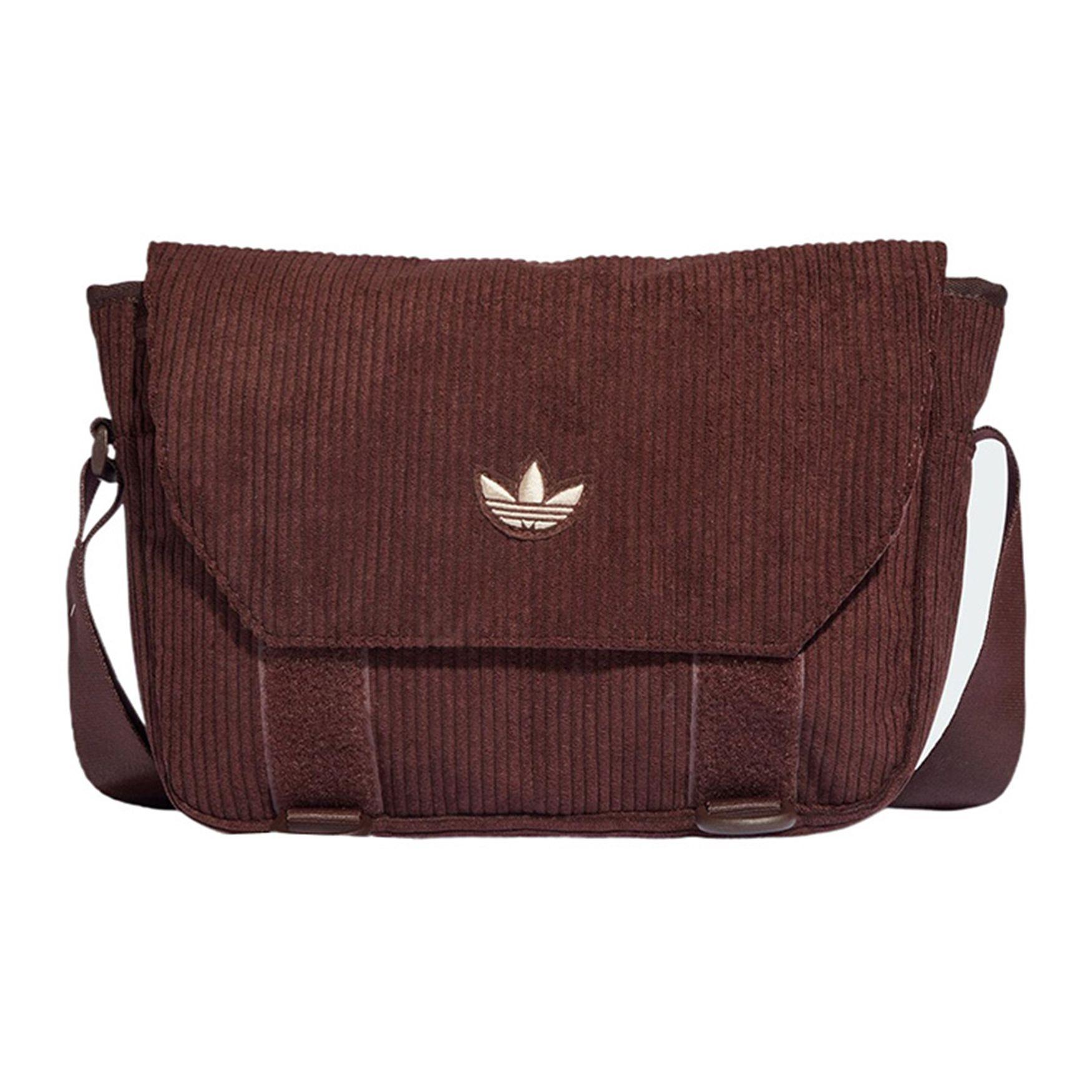 

Adidas Originals Trefoil Corduroy Crossbody Bag Unisex bags Dark-Brown IQ3519 Dark Brown
