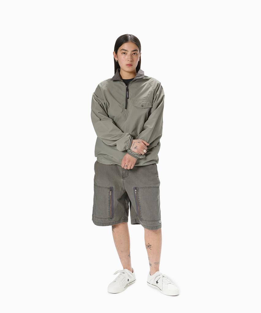 Thisisneverthat Half Zip Sports Pullover Gray