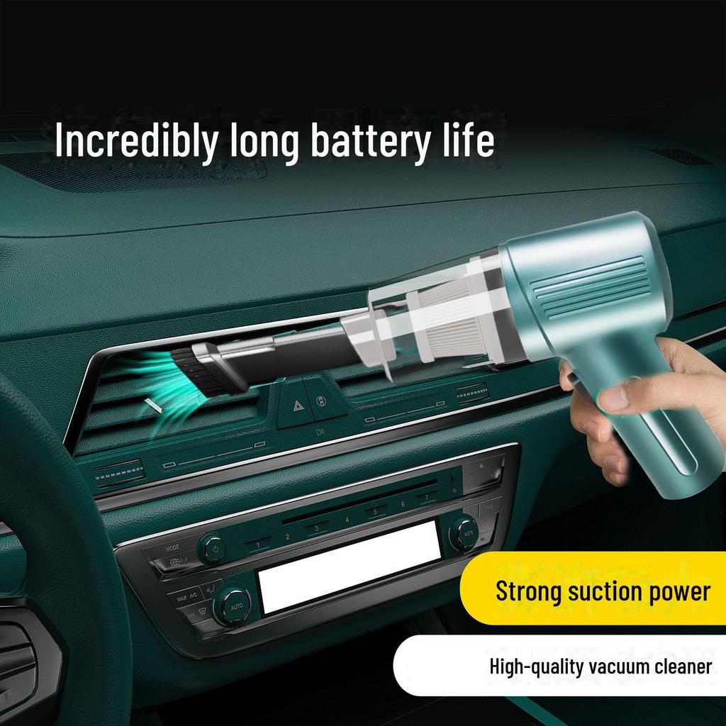 Wireless Handheld Car Vacuum Cleaner: Multi-Function, High-Power Mini Suction & Blower