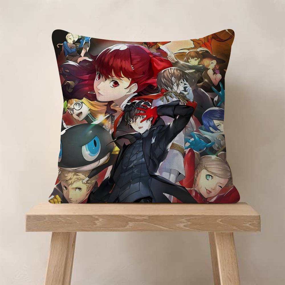 Game PPersonas 5 Personalized Pillow Dust Cover Bedroom Kids Party Decoration Pillowcase Birthday Children Gift