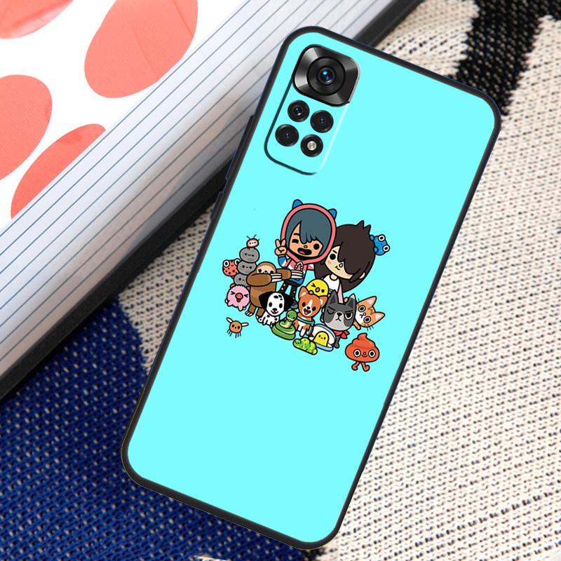 Toca Boca Toca Life World Case For Xiaomi Redmi Note 12 8 9 10 11 Pro 9S 10S 11S 8T Redmi 10 12C 9C 10A 10C Coque