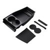 New Armrest Storage Box Cup Holder Organizer Tray Center Console Stowing Tidying