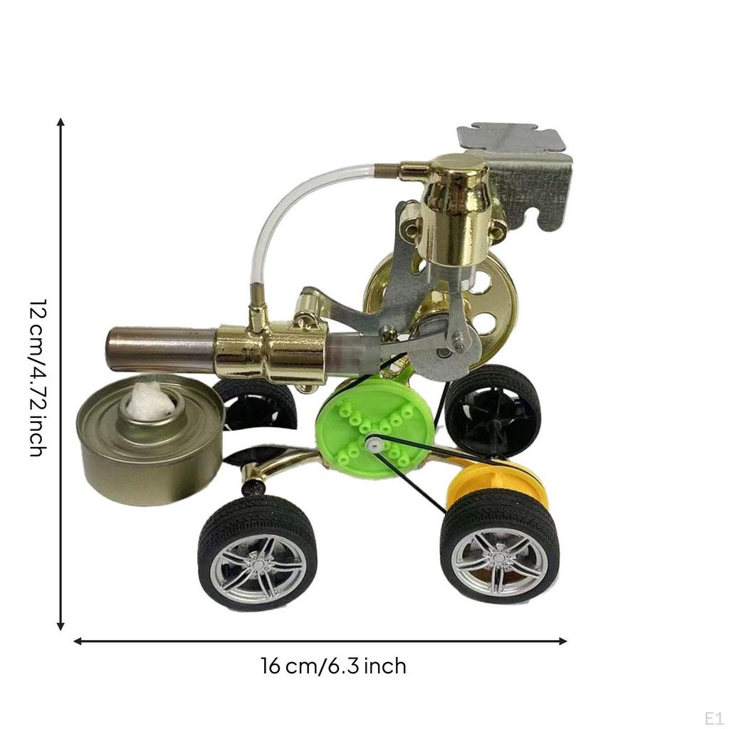 Stirling Engine Model with Wheels Educational for Students