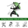 Stroller Rain Cover, Universal Clear Weather Shield with Waterproof Zippers, Stroller Cover for Protect from Sun Dust Snow, Large