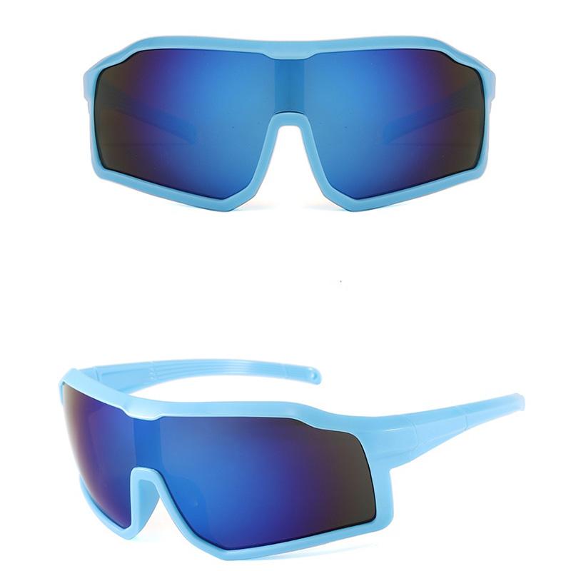 Fashion Large Frame Kids Cycling Sunglasses Windproof Cool Anti UV Sun Glasses For Boys Girls Outdoor Mountaineering Wind Resistant Children Eyewear