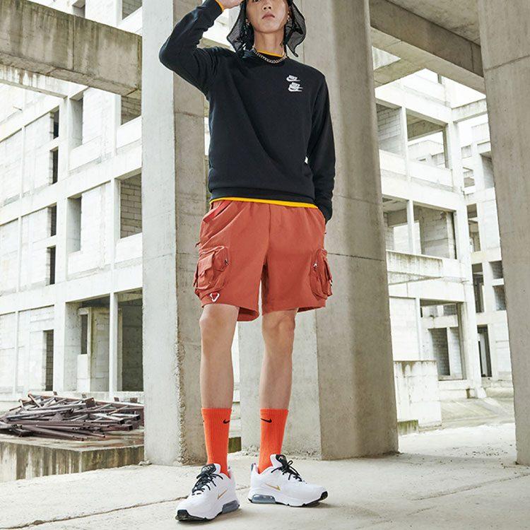 Nike Sweatshirts Unisex Black Crew Neck Moderate Regular DV7381-010