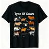 Rinderrassen Holstein Jersey Highland T-Shirt