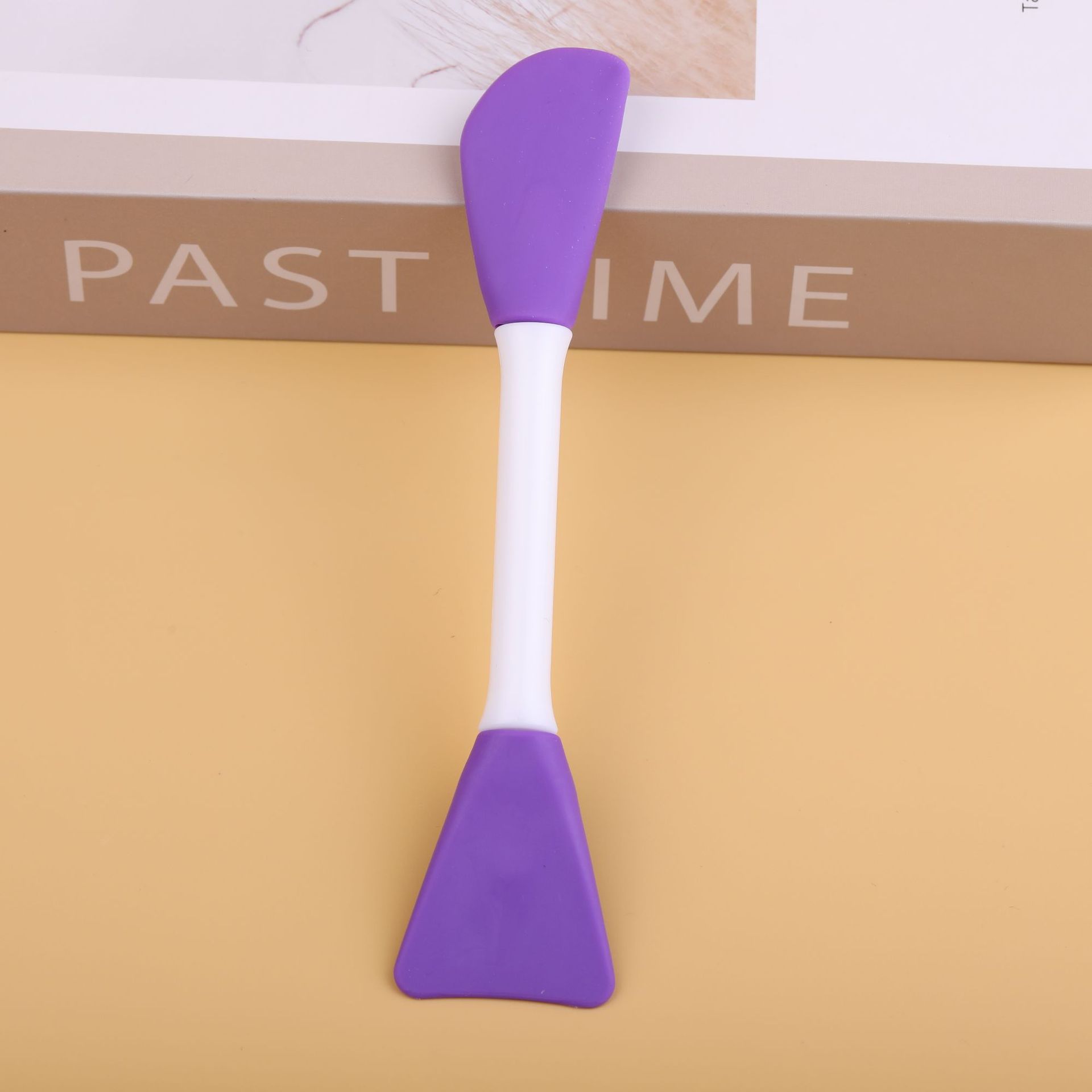 Двусторонняя кисть для маски из материала PRT, кисть для массажа и очищения лица, кисть для нанесения глиняной маски, инструмент для красоты лица, портативная кисть Double-ended Silicone Fac