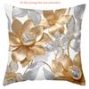 Floral Patterned 2D Flat Printing Pillows for Home Decor Polyester pillowcase, sofa decorative cushion cov Headboard Pillow