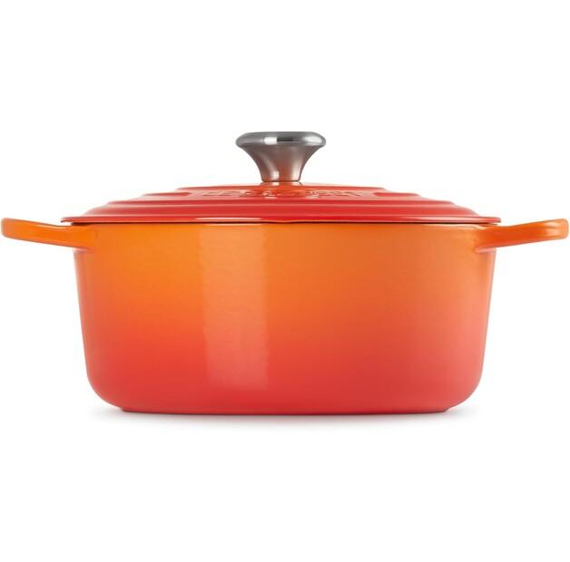 Чугунная жаровня Le Creuset Signature круглая 26 см духовка красная 5,3 л (21177260902430)