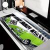 Borussia Mönchengladbach Logo Thema Premium Rutschfestes Mauspade mit Genähten Kanten, Strapazierfähiges Gummi-Material, für Schreibtisch & Gaming Tolle Geschenke