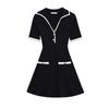 Araltay New Arrival Fashion Style Women's Clothing Fashion V-neck Skirt Metal Button Thread Dress 4770154