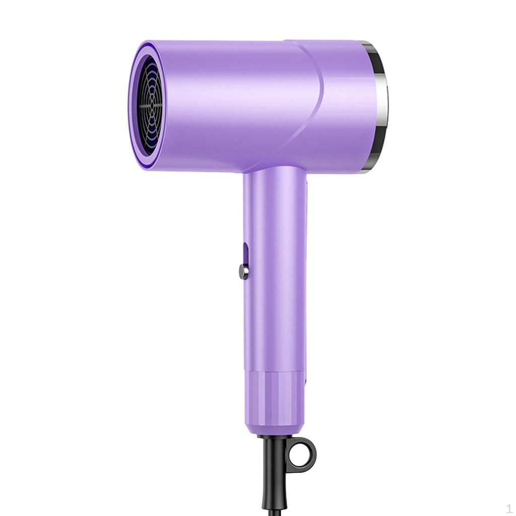 Secador de pelo pequeño, 2 velocidades de calor, tecnología Blow, color blanco