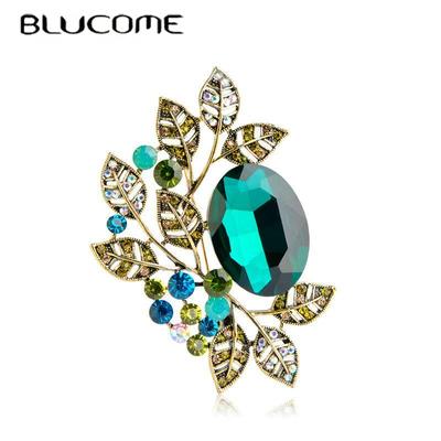 Anständige Kristallbrosche in Senior-Chef-Designer-Qualität, beliebte Pin-Foulard-Boucle