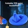 Collapsible Paint Can Lid with Pouring Spout Leak Resistant Mess-Free Foldable Gallon Paint Can Lid Cover