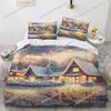 Oil Painting Chic Bedding Set Duvet Cover 3D Fashion Bedding Design King Queen Duvet Cover Double Bed Soft Cozy Set Home Textile