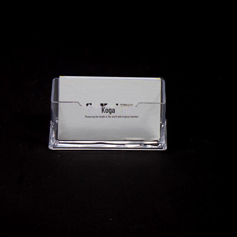 Transparent Multi-Layer Plastic Business Card Display & Storage Box