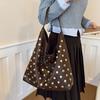 Women's Metal Polka Dot Shoulder Bag Tote Bag