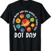 Make Mark Planets International Dot Day Men Boys Kids T Shirt
