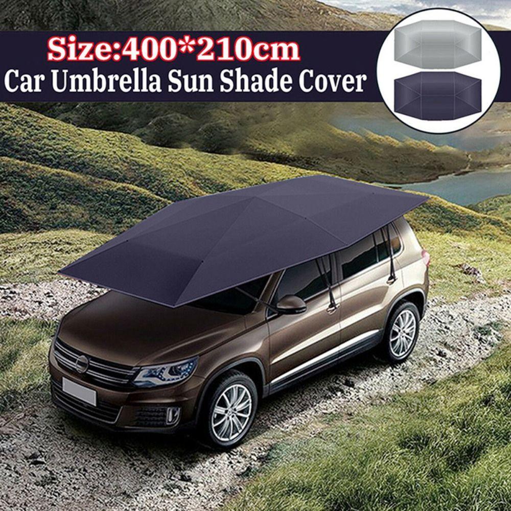 Waterproof Auto Retractable Car Cover Cloth Material Heat Insulation Canopy Outdoor Vehicle