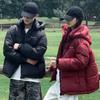 Unisex Fashion Winter Women and Man Parkas Hooded Warm Jackets Elegant Loose Thick Coats