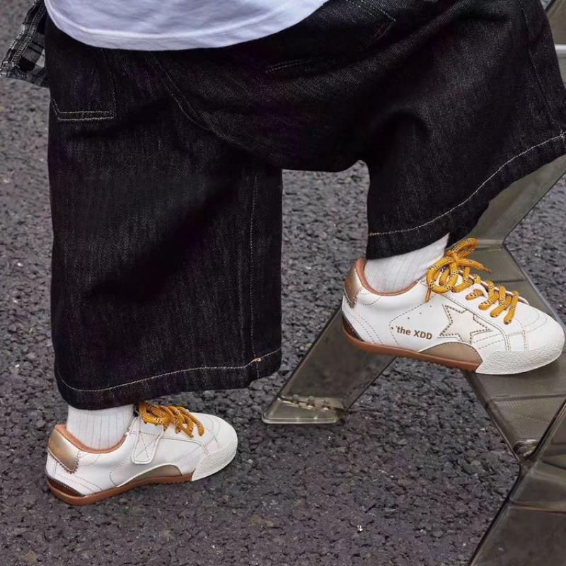 Retro-Sneaker für Kinder Modische Sneaker für Jungen und Mädchen Weichsohlige Freizeitschuhe