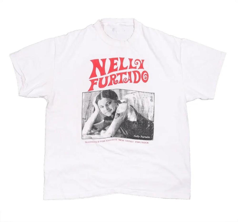 Rare! Nelly Furtado T-Shirt Christmas Adult Size S to 5XL EM095 Unisex T-Shirt M