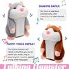 Sevimli Elektrikli Konuşan Hamster Peluş Oyuncak Konuşmayı Taklit Etmeyi Öğrenen Sallanan Peluş Bebek Oyuncakları Etkileşimli Peluş Hamster Oyuncakları Bebek Hediyeleri