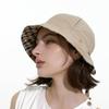 Daks Back Banding Slit Point Check Strap Beige Bucket Hat Dbhe5e227iv