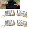 2pcs Banana Hair Clips Fashionable Stretchy Vintage Clincher Comb Tool for Women Thick Wavy Curly Hair