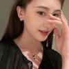 WUIHA 100% 925 Sterling Silver Sparkling Pear Marquise Cut Ruby High Carbon Diamonds Gems Ear Studs Earrings Fine Jewelry Gifts