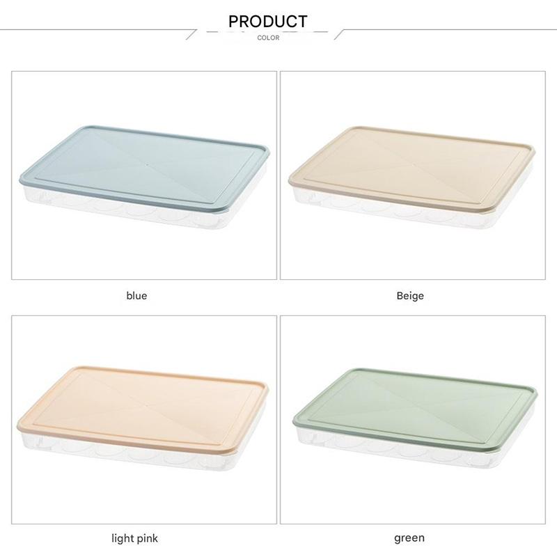 1/2 PCS Portable Deviled Egg Containers with Lid Eggs Clear Plastic Stackable Clear Storage Egg Tray for Refrigerator Organizer