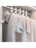 Séparateurs de Taille pour Barre de Penderie 40 Pièces avec Marquages XXS à XXXL, Organiseurs sur Rack en PVC pour Placard Domestique et Présentoirs de Boutiques 55KF
