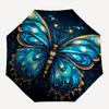 1pc Butterfly Fantasy Automatic Open/Close Umbrella with Folding feature Compact Travel Umbrella, Lightweight design, for Commuting043