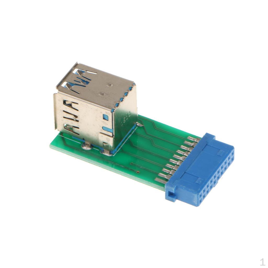 

2-портовый USB 3.0 SuperSpeed ​​гнездовой разъем платы адаптера PIN-кода