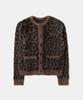 Badblood Viper Mohair Cardigan - Braun Leopard