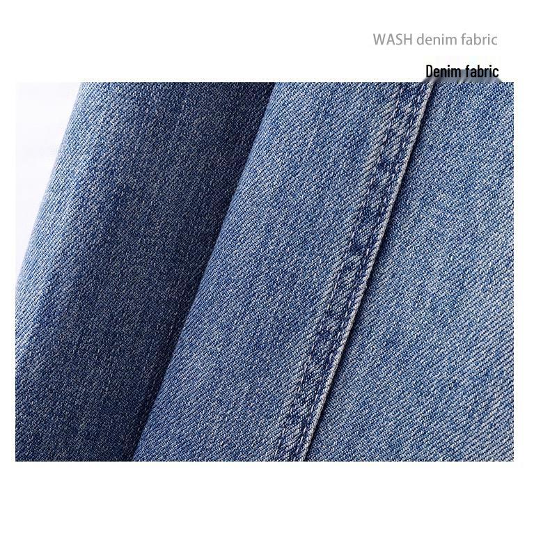 Women's 2025 High Waist Retro Wide Leg Jeans - Slimming, Loose, and Draped Straight Leg Trousers for Spring and Autumn