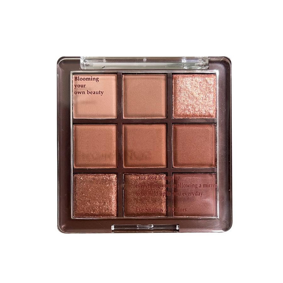 MGL Chocolate Nine Color Eyeshadow Nude Palette Glitter Coffee Color Student Genuine Ins Style Boutique Mocha