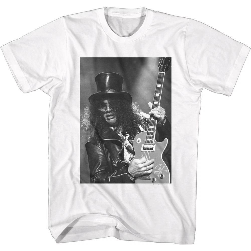 Slash - Black White With Guitar - Short Sleeve - - Children s T-shirt 150