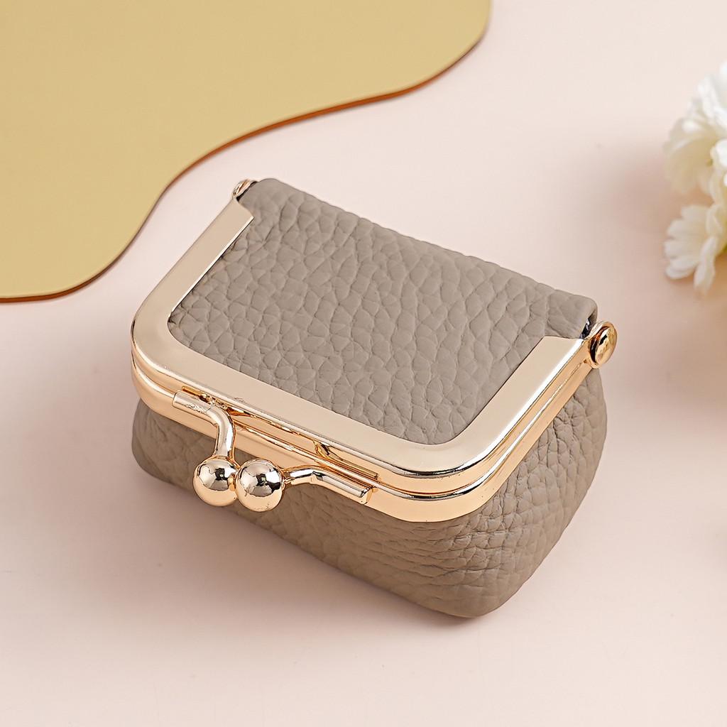 Baellerry Genuine Leather Ladies Coin Wallet With Card Holder For Daily Use
