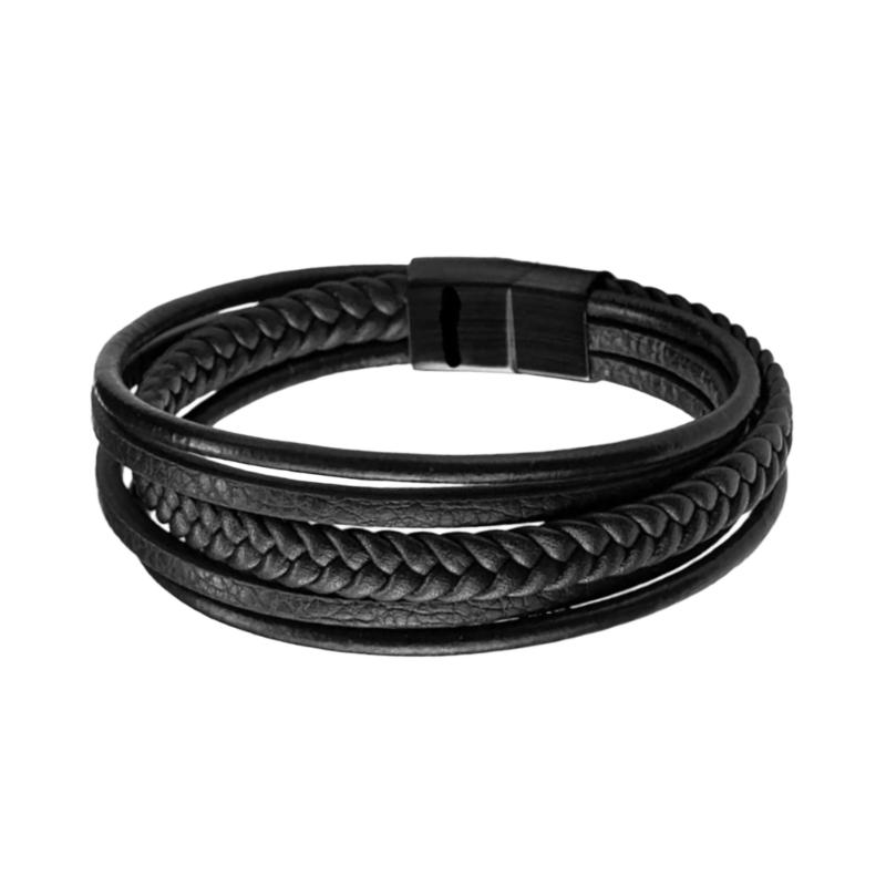 Handgefertigtes Herrenarmband mit magnetischem Edelstahlverschluss für sicheren Halt Ideal für Paare und modebewusste Männer