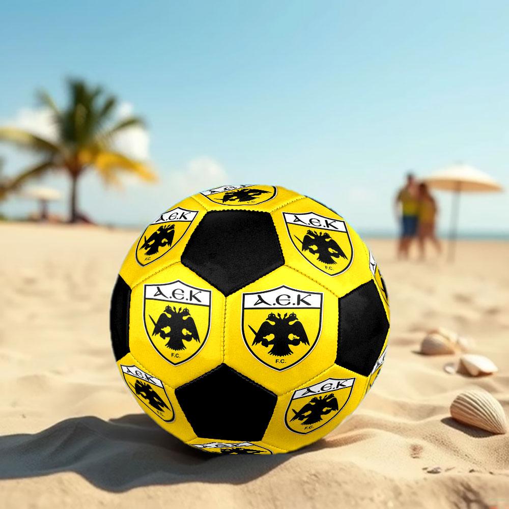 1pc AEK Athens F.C Soccer Ball Size 5 Indoor Soccer Ball Fashion Colorful Backyard Game - Great For Sports Fans Gift HE19