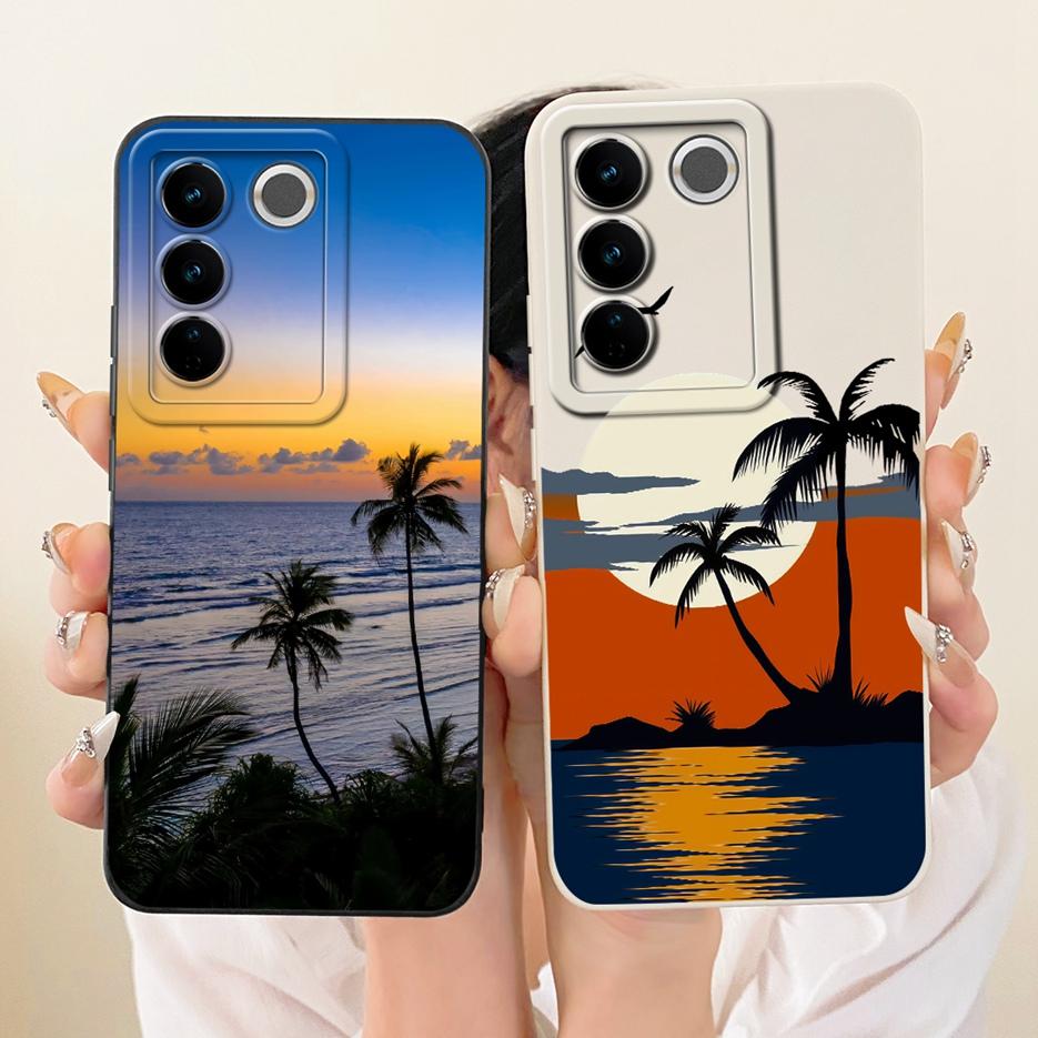 For Vivo V27 Pro Case V2230 Cool Owl Dragon Painted Cover Shockproof Soft TPU Phone Case For Vivo V27e V 27 e VivoV27 Pro Fundas