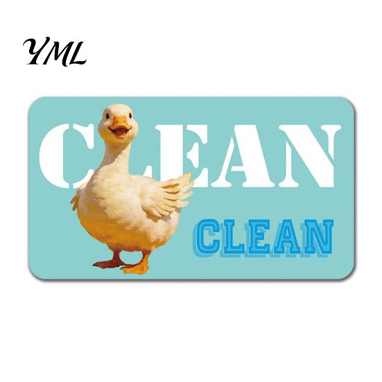 Removable Dishwasher Magnet Cartoon Animal Dirty Clean Magnet, Magnetic Indicator, Double-sided Dish Washing Machine Decoration Kitchen