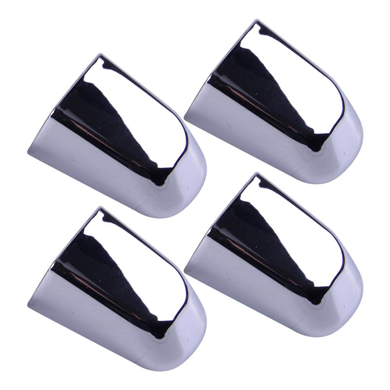 Self-Adhesive Chrome ABS Exterior Side Door Handle Cover Trim Handle Bezel Smart Keyless Fit for Chevrolet Equinox SUV 2018-