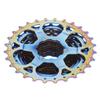 Fahrradkassette Schwungrad Faltbar 11-Gang 11T‑28T Buntes Schwungrad für Mountainbike